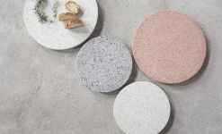 Serax Terrazzo tray, round 30 cm, white