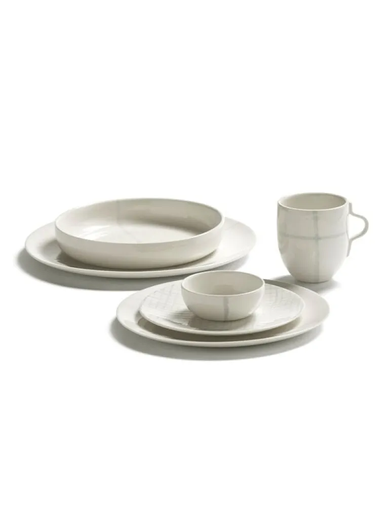 Serax Zuma deep plate, S, 20,5 cm, salt