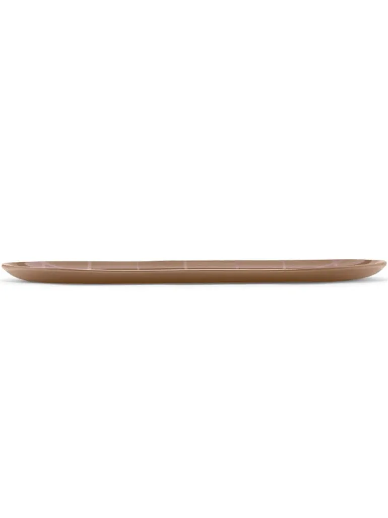Serax Zuma serving dish, 26 x 47 cm, sienna