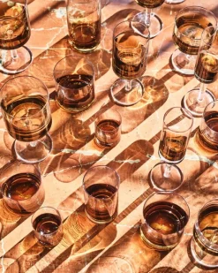 Serax Zuma whisky glass, amber