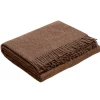 Sibast Alpaca throw, dark brown