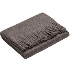 Sibast Alpaca throw, dark grey