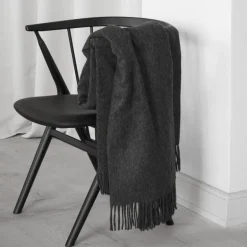 Sibast Alpaca throw, dark grey