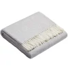 Sibast Alpaca throw, herringbone grey