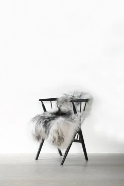 Sibast Icelandic sheepskin, white - black
