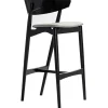 Sibast No 7 bar stool, 75 cm, black - grey Remix 123