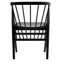 Sibast No 8 chair, black beech - black leather