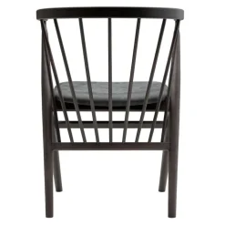 Sibast No 8 chair, dark stained beech - anthracite leather