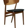 Sibast No 7 chair, oiled oak-  anthracite leather
