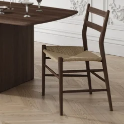 Sibast No 59 chair, walnut - natural paper cord