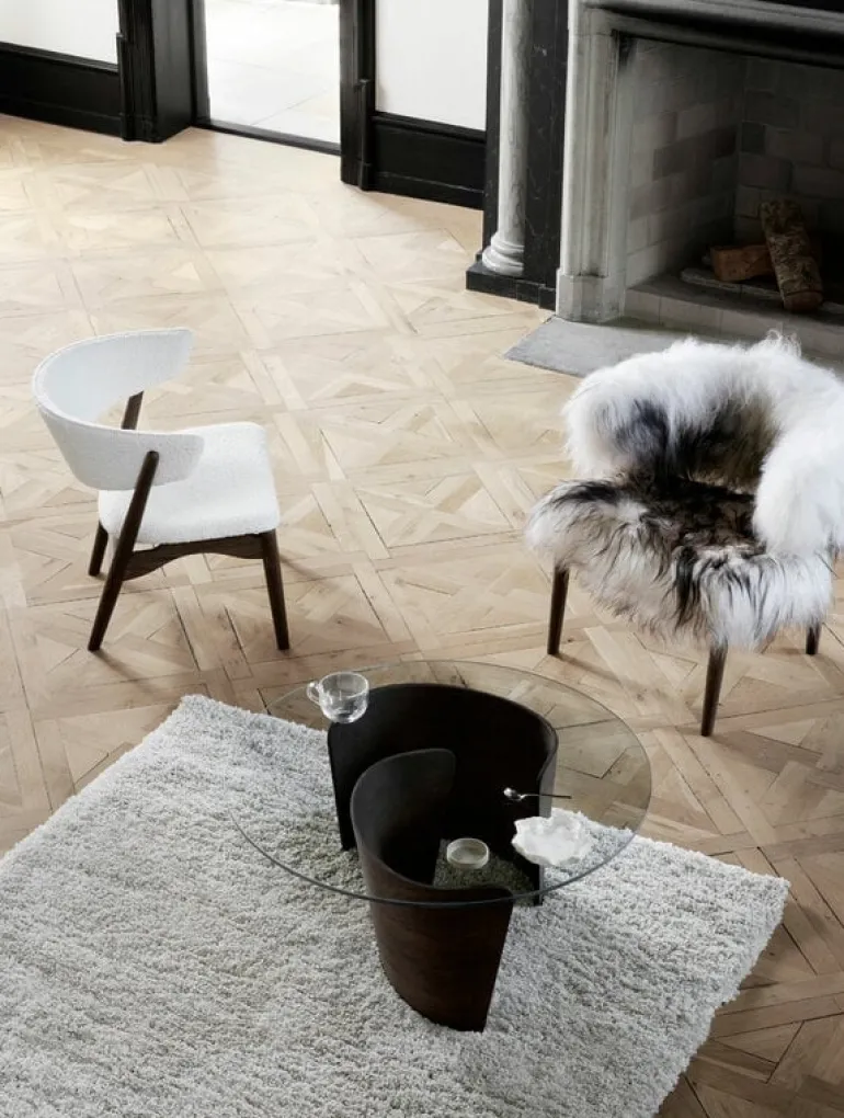 Sibast No 7 Lounge table, dark oiled oak