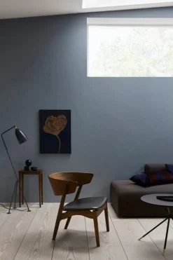 Sibast No 1 side table, 35 x 25 cm, dark oiled oak - black glass