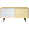 Sibast No 11 sideboard, oiled oak, white - yellow