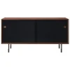 Sibast No 11 sideboard, oiled walnut, black - black