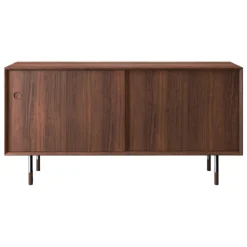 Sibast No 11 sideboard, oiled walnut, black - black
