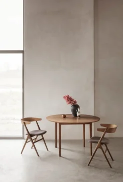 Sibast No 3 table, 120 cm, extendable, white oiled oak