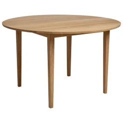 Sibast No 3 table, 120 cm, extendable, white oiled oak