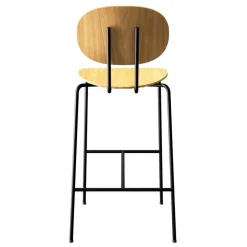 Sibast Piet Hein bar stool 75 cm, black - oiled oak