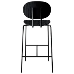 Sibast Piet Hein bar stool 75 cm, black - black lacquered oak