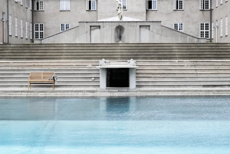 Sibast RIB 2,5-seater bench, teak - stainless steel