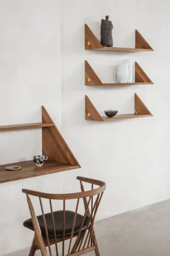 Sibast XLIBRIS wall desk, smoked oak