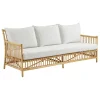 Sika-Design Caroline sofa, natural rattan - white