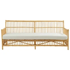 Sika-Design Caroline sofa, natural rattan - white