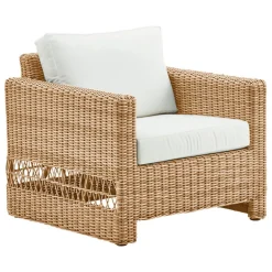 Sika-Design Carrie lounge chair, natural - white