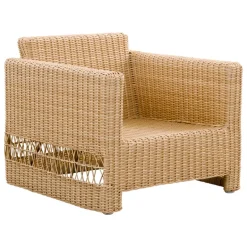 Sika-Design Carrie lounge chair, natural - white