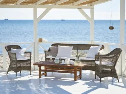 Sika-Design Charlot 2-seater sofa, antique grey - white