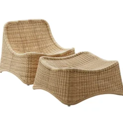 Sika-Design Chill Exterior lounge chair with ottoman