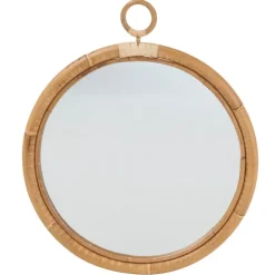 Sika-Design Ella mirror, large, natural rattan