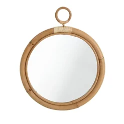 Sika-Design Ella mirror, small, natural rattan