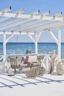 Sika-Design Franco Albini Exterior ottoman, large, moccacino