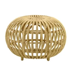 Sika-Design Franco Albini Exterior ottoman, small, natural