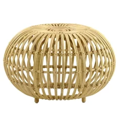 Sika-Design Franco Albini Exterior ottoman, small, natural