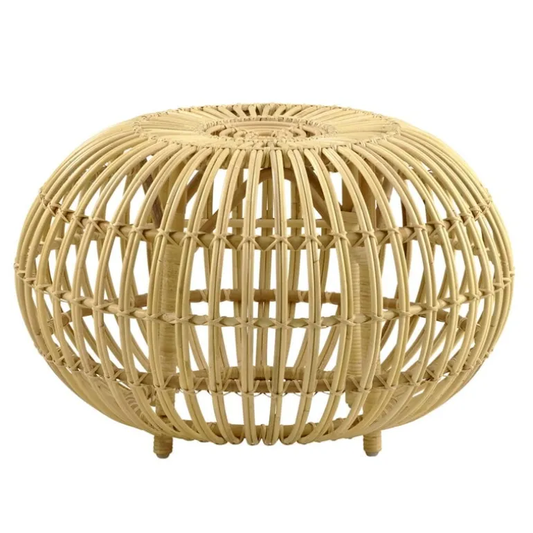 Sika-Design Franco Albini Exterior ottoman, small, natural