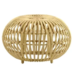 Sika-Design Franco Albini Exterior ottoman, large, natural