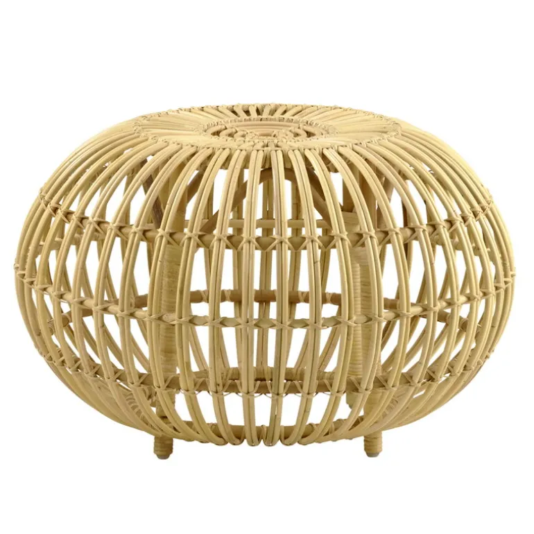 Sika-Design Franco Albini Exterior ottoman, large, natural