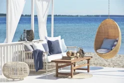 Sika-Design Franco Albini Exterior ottoman, large, white