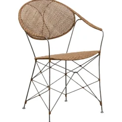 Sika-Design Funky dining chair, hazelnut rattan