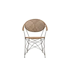Sika-Design Funky dining chair, hazelnut rattan
