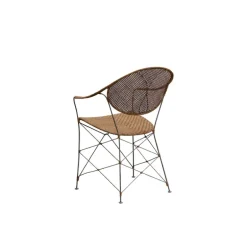 Sika-Design Funky dining chair, hazelnut rattan