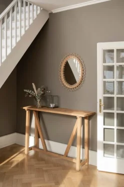 Sika-Design Luella mirror, natural rattan