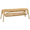 Sika-Design Machiya bench, natural rattan