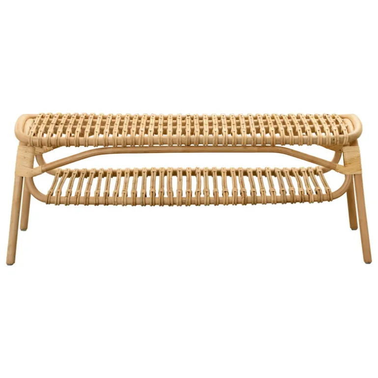 Sika-Design Machiya bench, natural rattan
