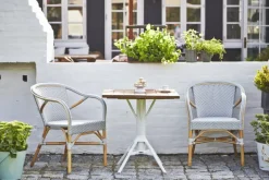 Sika-Design Madeleine armchair, white