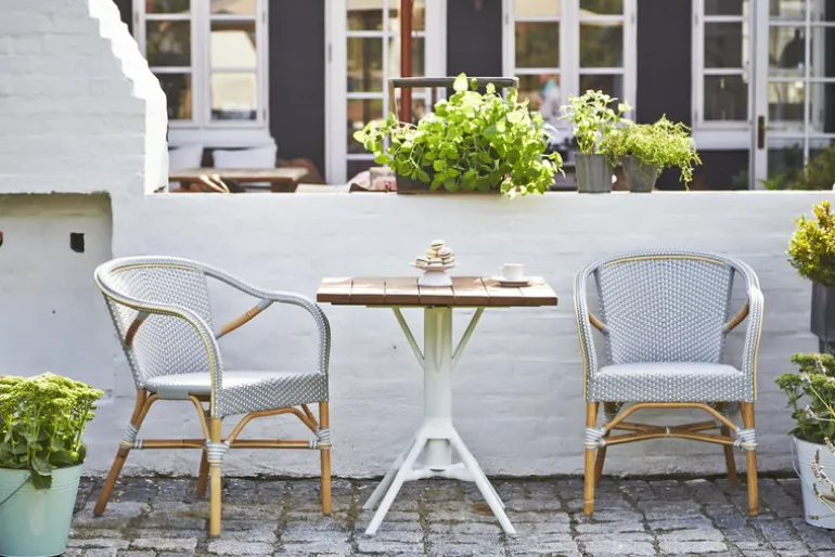 Sika-Design Madeleine armchair, white