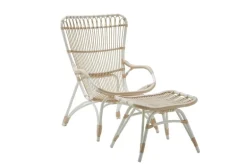 Sika-Design Monet Exterior footstool, white