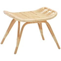 Sika-Design Monet footstool, natural rattan
